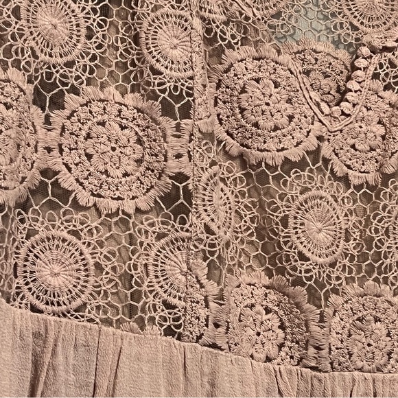 Knox rose lace pink short sleeve shirt M - Picture 3 of 6